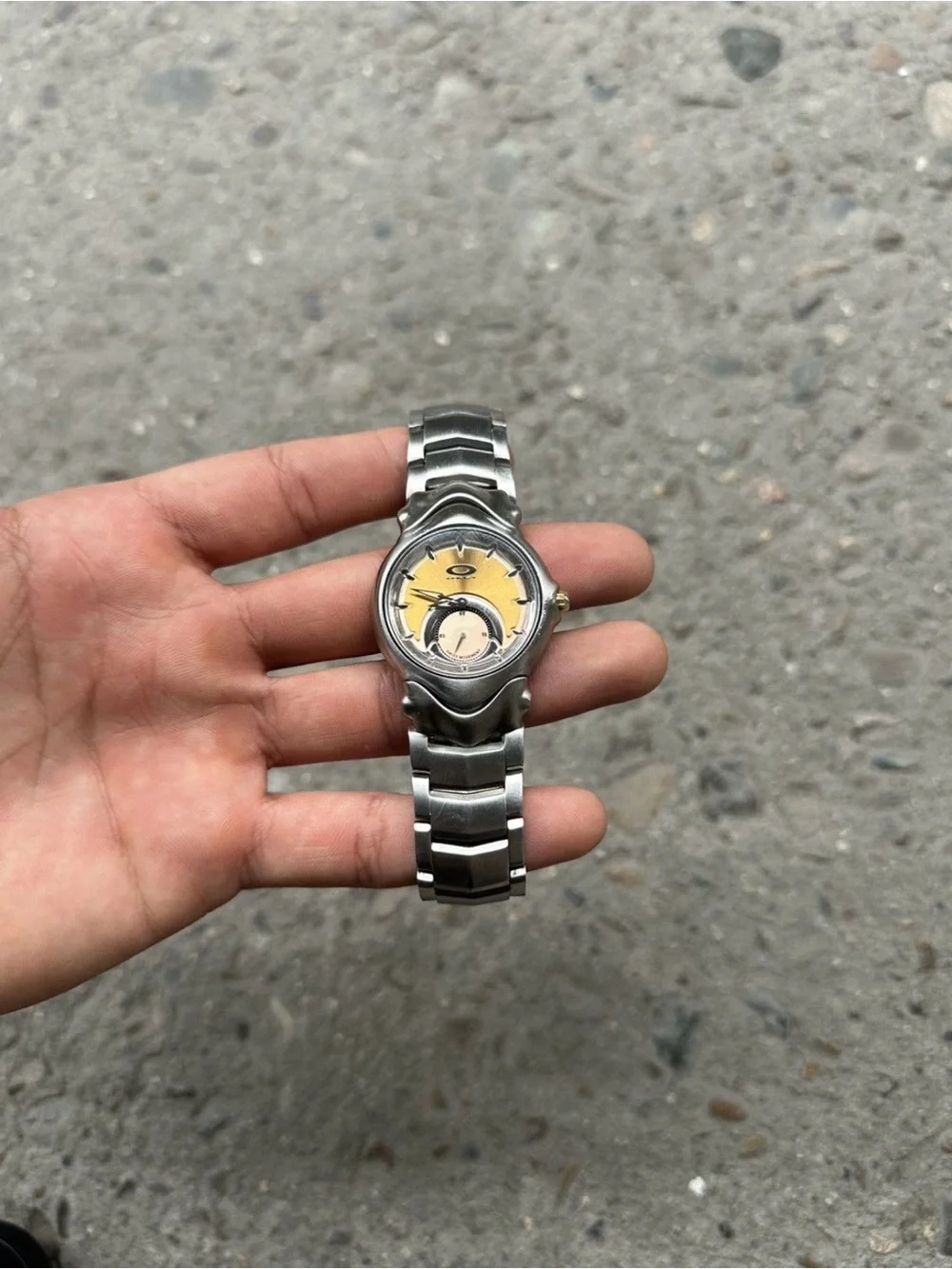 Oakley Two-Tone Gold Dial Jury Watch
